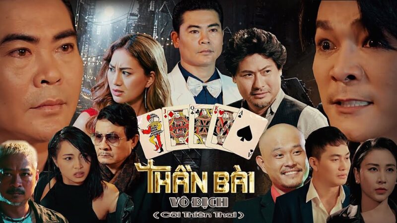 Hình thần bài nền tối