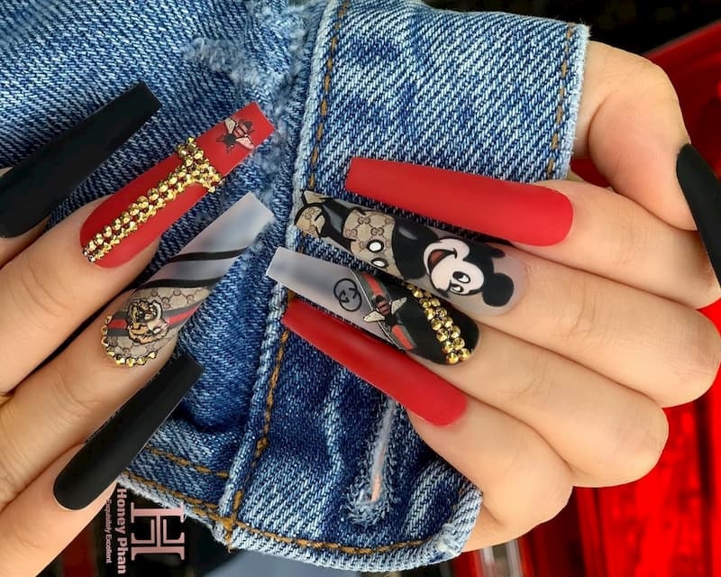 Thiết kế độc đáo Mẫu nail Gucci đẹp Cho một bộ sưu tập hoàn hảo