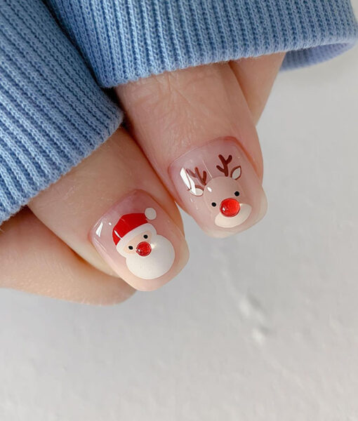 Mẫu nail Noel 2023 cute nail Giáng Sinh đơn giản mà đẹp  METAvn