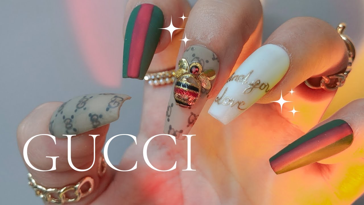 Mẫu Nail Gucci Đẹp Sang Chảnh Cho Chị Em Thay Đổi Phong Cách