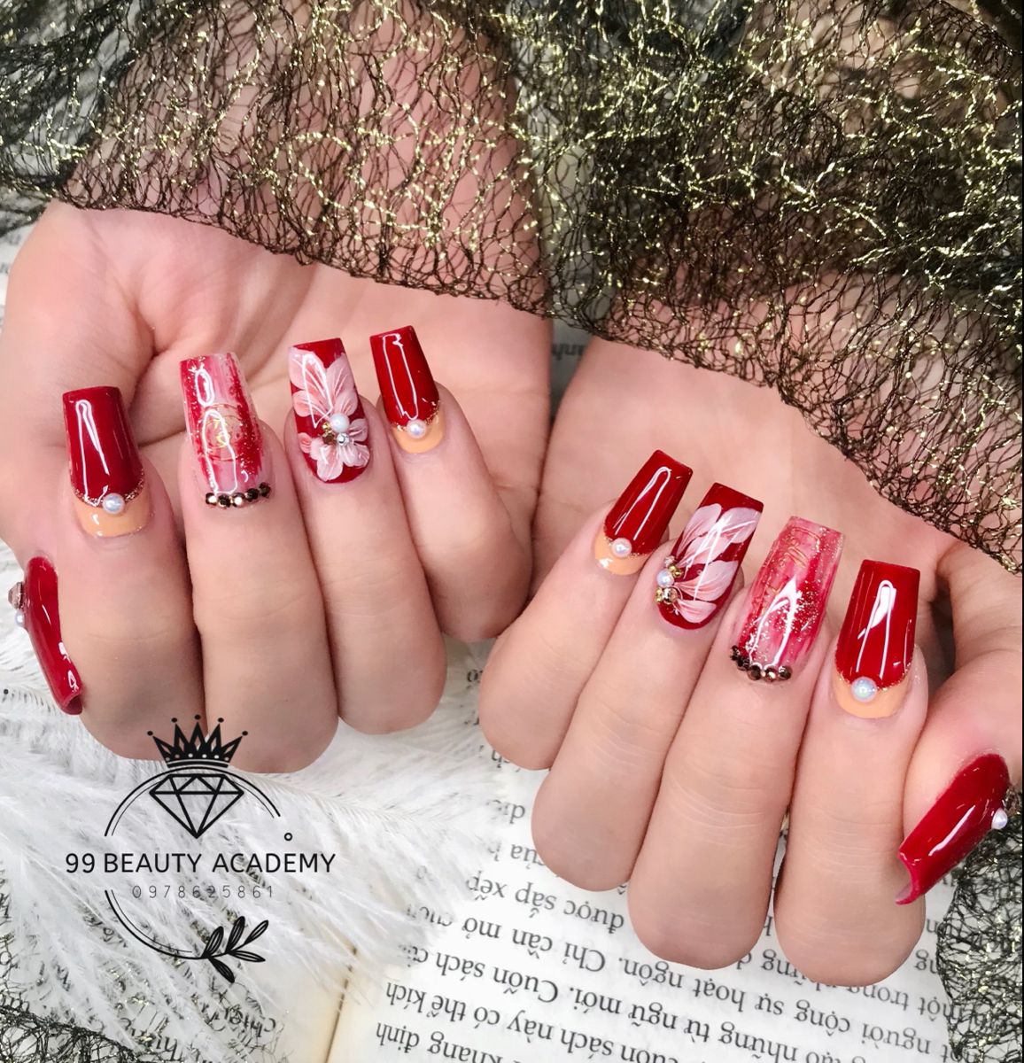 Những mẫu nail màu đỏ cherry cuốn hút hiện nay  hình ảnh 2  Nail swag  Nghệ thuật móng tay Móng tay