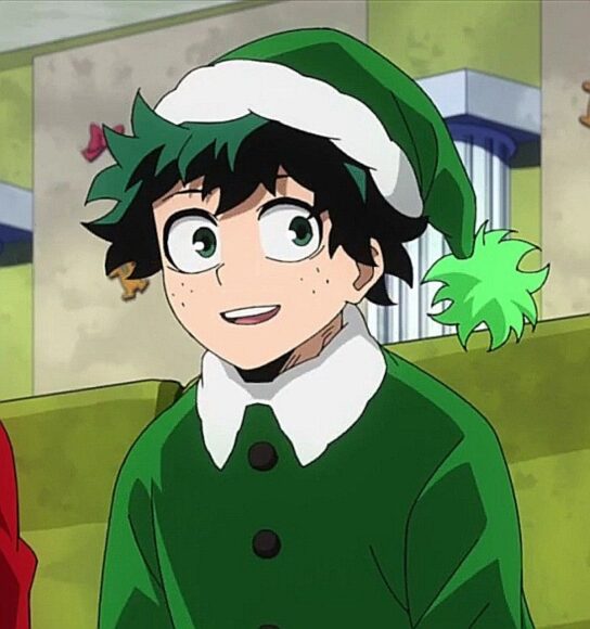 Ảnh Deku mặc áo xanh