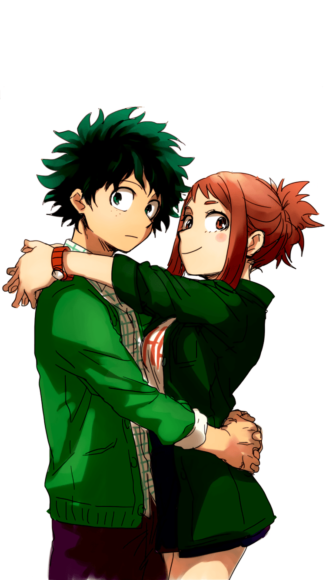 Ảnh Deku và Ochaco