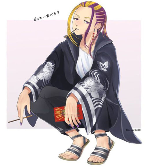 Ảnh Wakasa khi ngồi cực chất