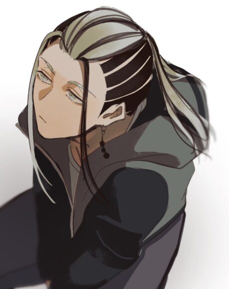 Ảnh Wakasa ngồi buồn