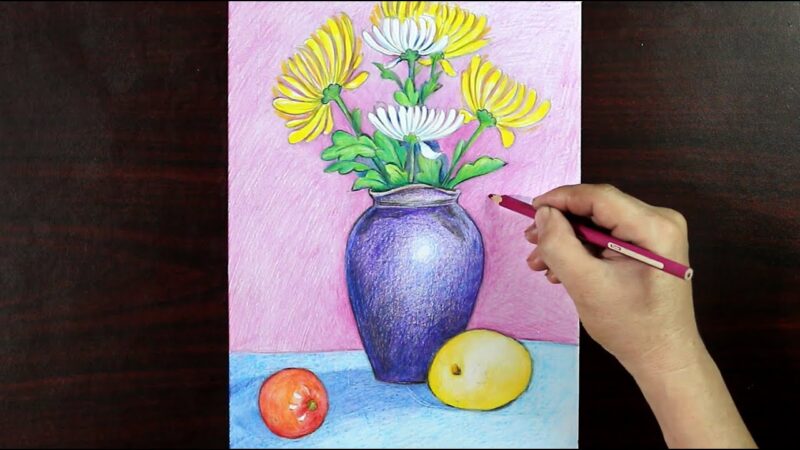 Cách vẽ tranh tĩnh vật đẹp