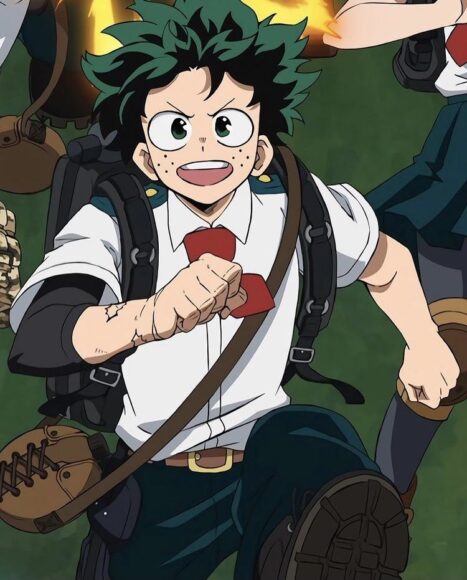 Hình Deku háo hức