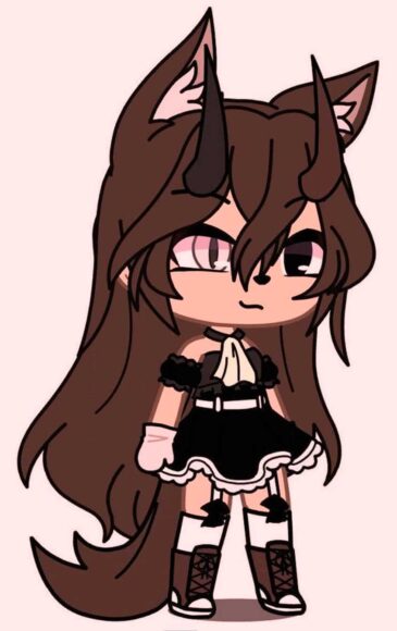 Hình Gacha Life Nữ Ngầu