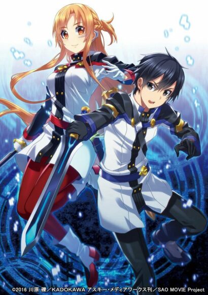 Hình Kirito và Asuna mặc áo giáp cực ngầu