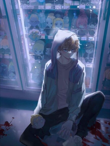 Hình Takemichi cô đơn