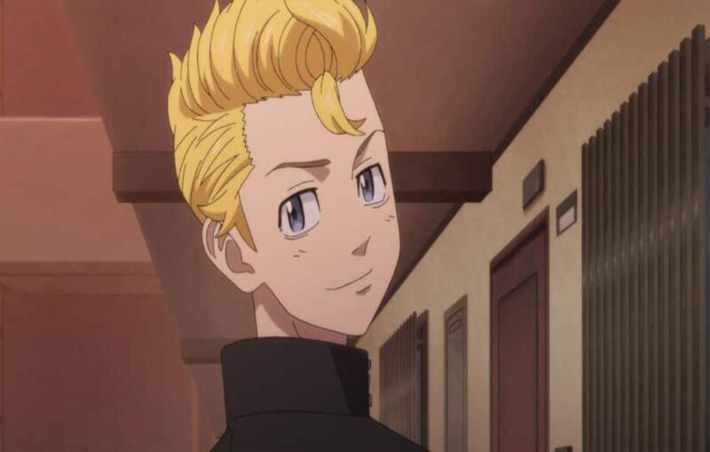 Hình Takemichi vui vẻ