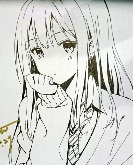 Hình ảnh Anime không màu buồn bã