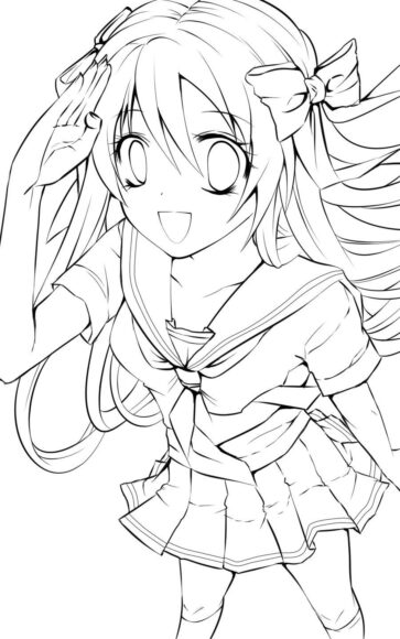 Hình ảnh Anime không màu tuyệt đẹp