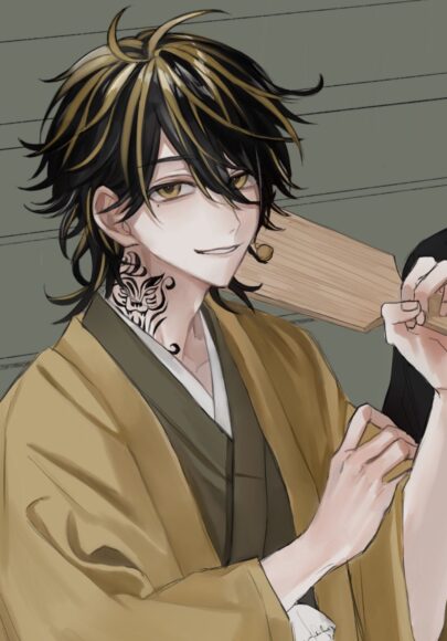 Hình ảnh Kazutora mặc kimono