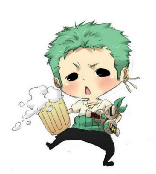 Hình ảnh Zoro chibi cực cute