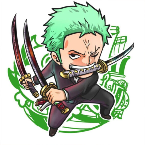 Hình ảnh Zoro chibi đẹp độc đáo