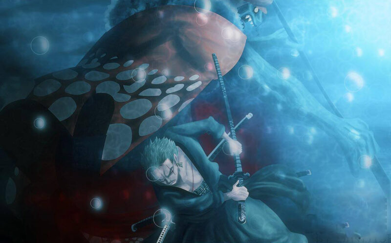 Hình ảnh Zoro ngầu khi chiến đấu