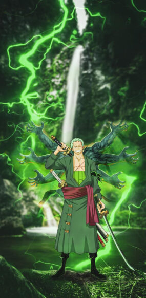 Hình ảnh Zoro ngầu nhiều tay