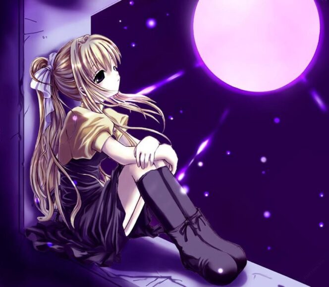 Hình ảnh avatar cô đơn hoạt hình tâm trạng