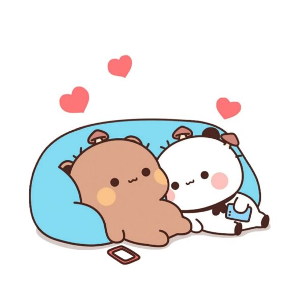 Hình ảnh avatar gấu đầy tình yêu