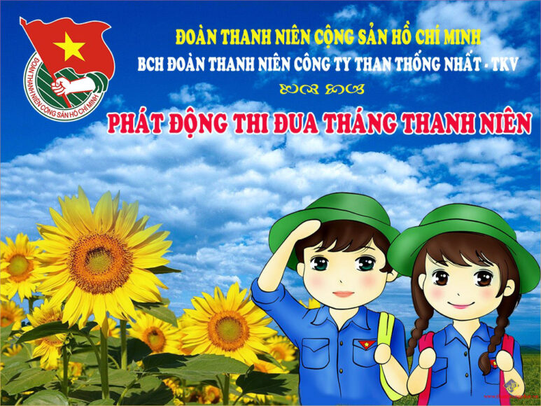 Tranh vẽ thiếu nhi Việt Nam chào mừng đại hội Đoàn