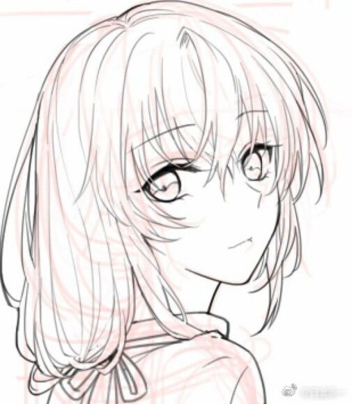 Hình anime không màu đẹp