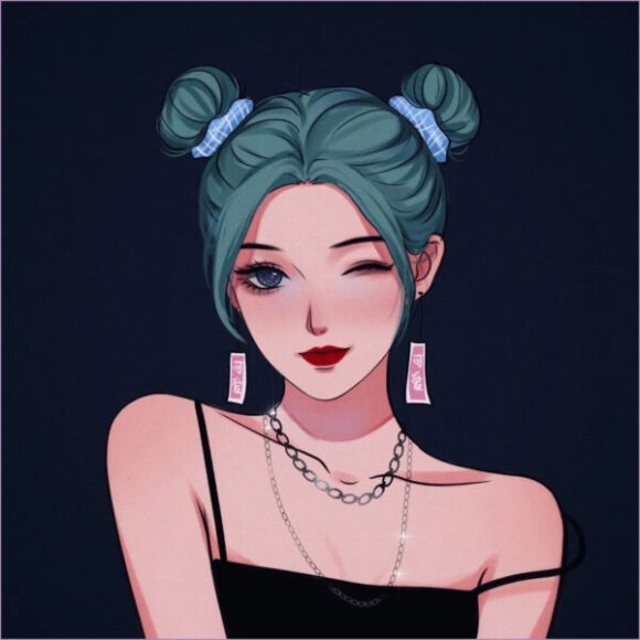 Hình avatar Tiktok cô gái xinh xắn