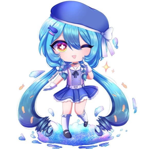 Hình nền Gacha anime cute