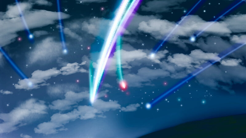 Hình nền Your Name sao băng