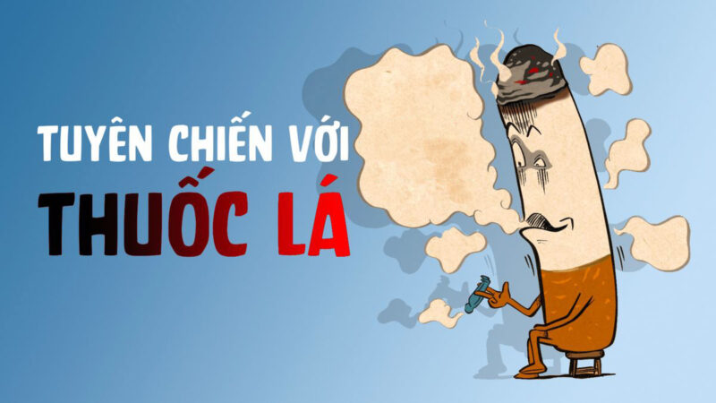 Tranh vẽ chống thuốc lá