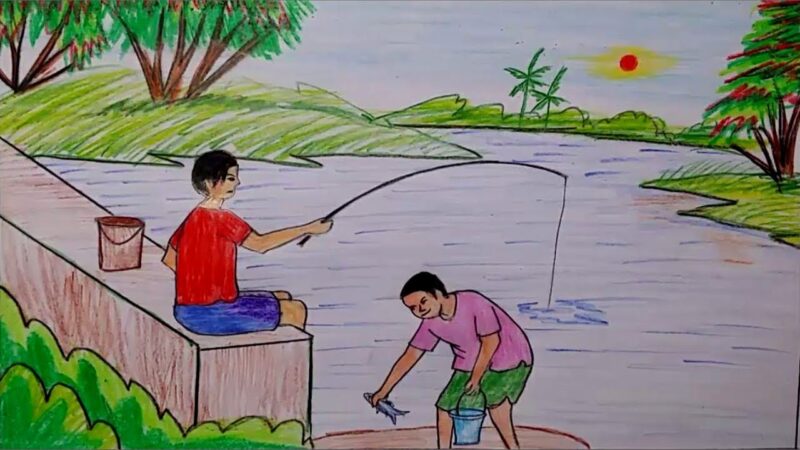 Vẽ tranh phong cảnh đẹp