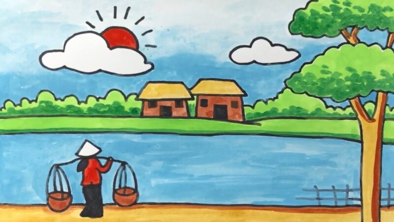 Vẽ tranh phong cảnh đẹp nhất