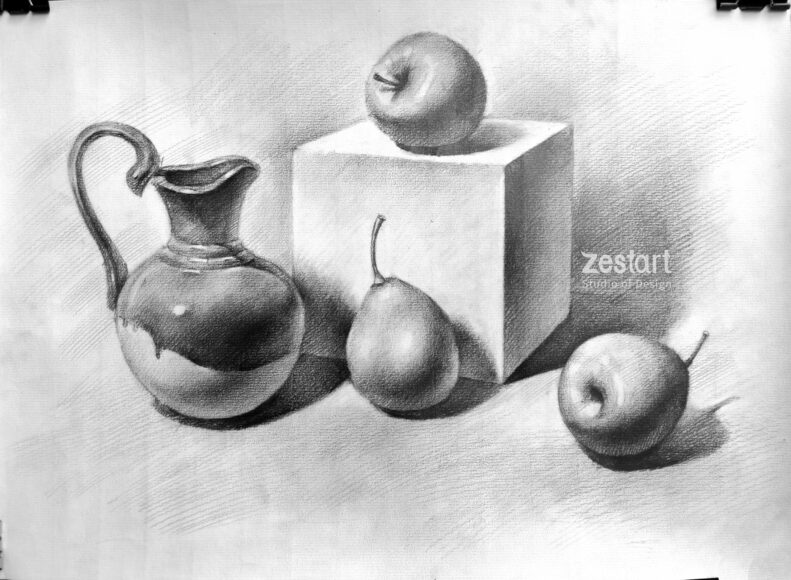 Vẽ tranh tĩnh vật 3D