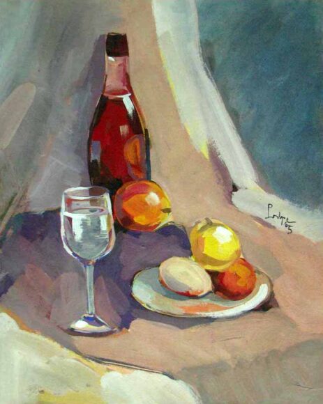 Vẽ tranh tĩnh vật đơn giản