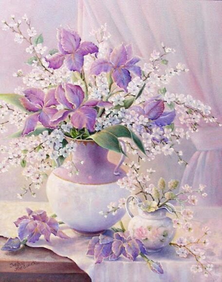 Vẽ tranh tĩnh vật lọ hoa