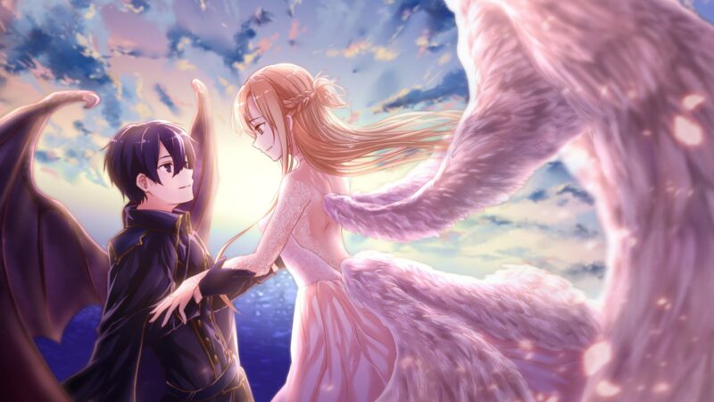 ảnh Kirito và Asuna lãng mạn