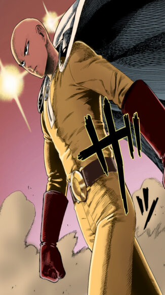 ảnh Saitama giận dữ