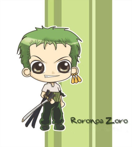 ảnh Zoro chibi xinh xắn