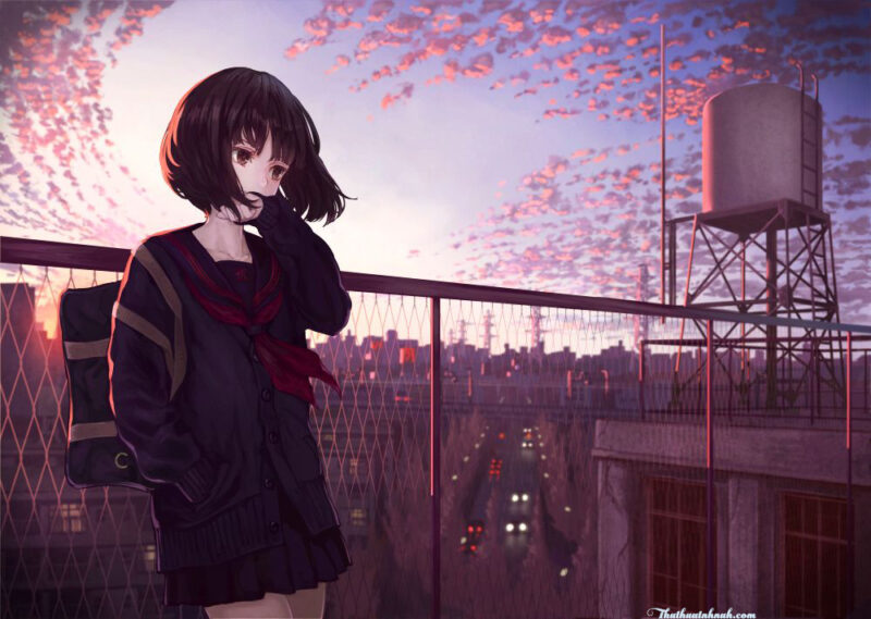 Ảnh anime buồn nữ