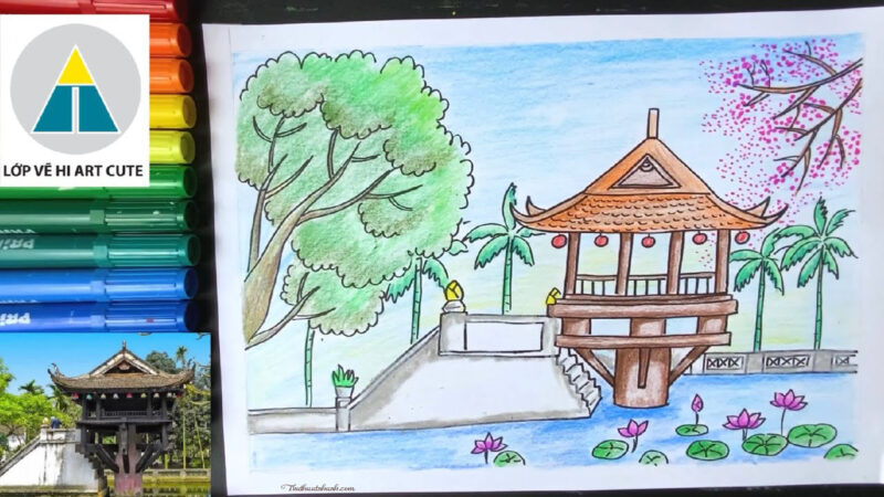 Vẽ tranh Hà Nội đẹp nhất