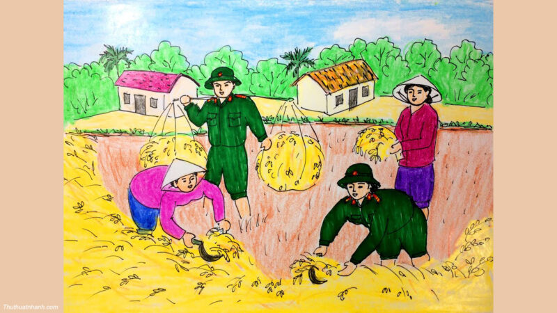 Vẽ tranh tình yêu quê hương đất nước ý nghĩa nhất