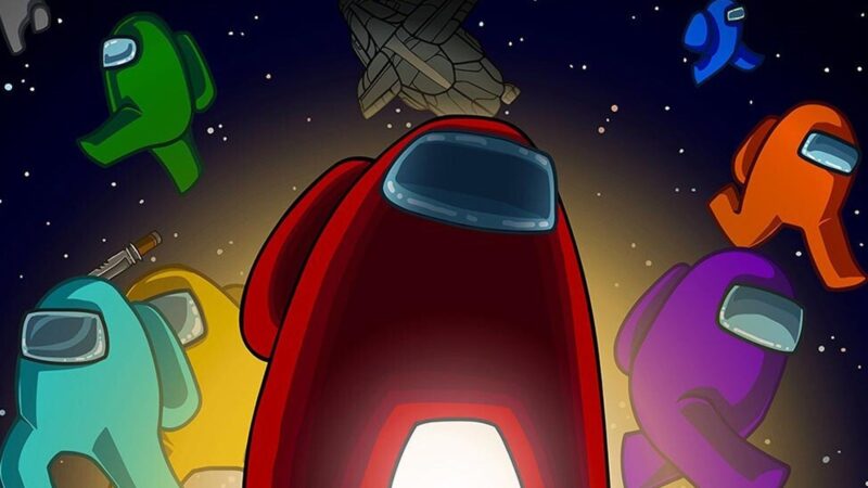 Ảnh nền Among Us sáng tạo