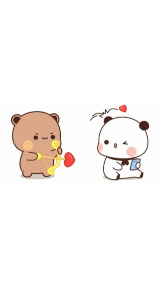 Ảnh nền Gấu cute tình yêu