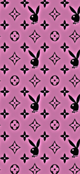 Ảnh nền Louis Vuitton có chú thỏ