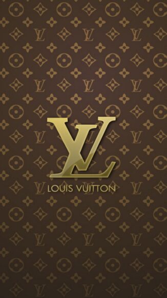 Ảnh nền Louis Vuitton màu nâu