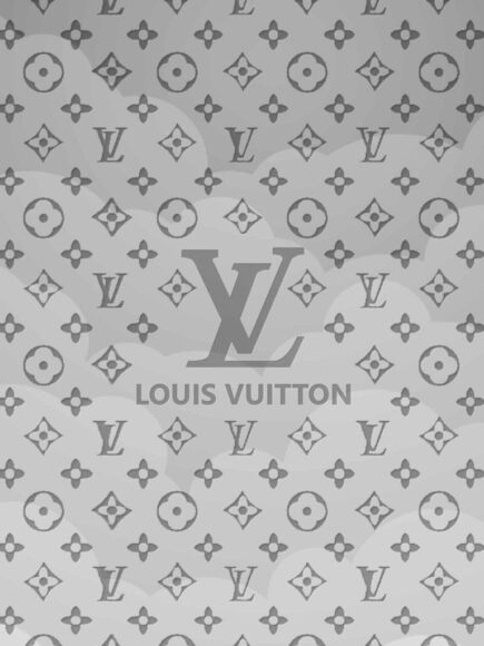 Ảnh nền Louis Vuitton màu xám