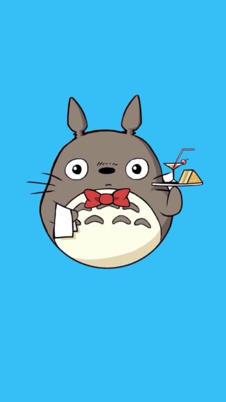 Ảnh nền Totoro cute dễ thương