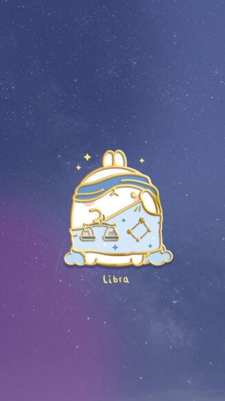 Ảnh nền cung hoàng đạo thiên bình dễ thương