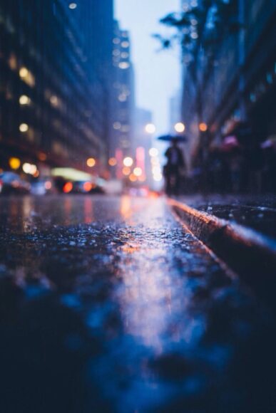 Ảnh thành phố về đêm buồn