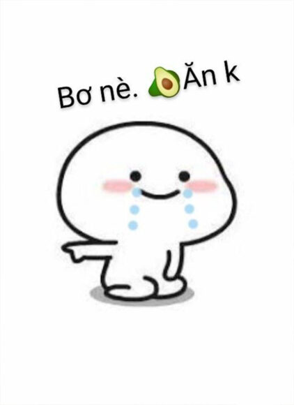 Hình meme hài bơ